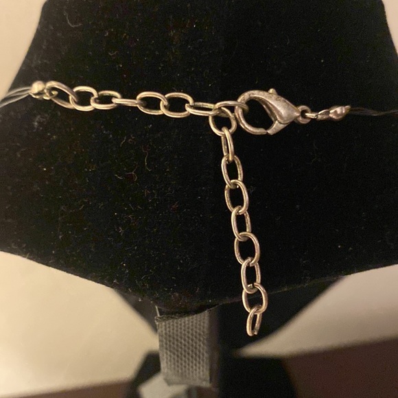 Bundle of 3 Necklaces - all in silver, black, clear and sparkly crystals - Picture 4 of 8